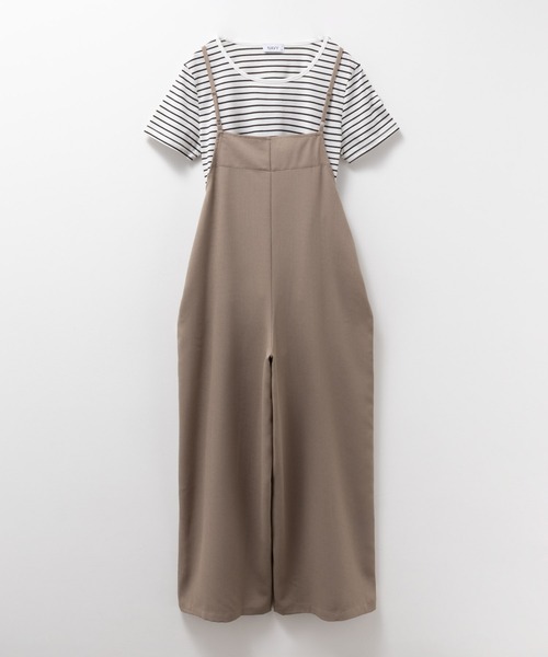 NAVY（ファッション） サロペット オーバーオール NAVY 麻ライク