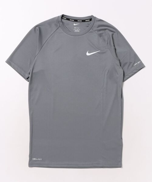 【新品未使用】　NIKE スポーツ用水着 半袖トップス グレー NIKE（ナイキ） ラッシュガード エッセンシャル 水着/ユーティリティ