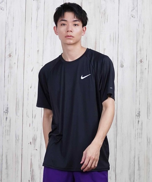 Nike ナイキ スポーツ用水着 ブラック　　XL NIKE 2025年/春夏新作 ジュニア水着 女の子 フィットネス水着