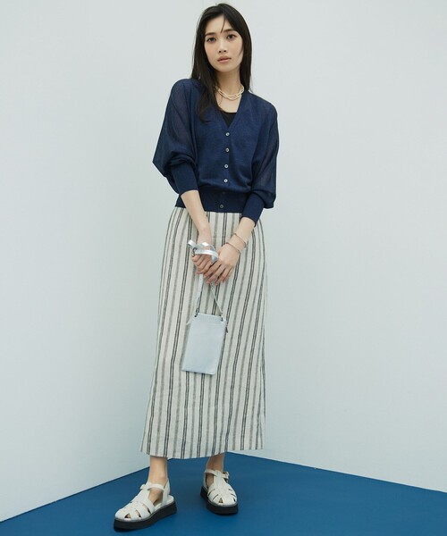 23区（ニジュウサンク） カーディガン 「新色追加」シャイニーシアー