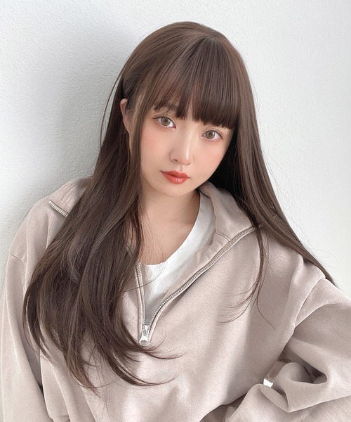 ウィッグ・エクステ ynyzyk_mn Amazon.co.jp: エクステ ウィッグ ストレート ロング 襟足