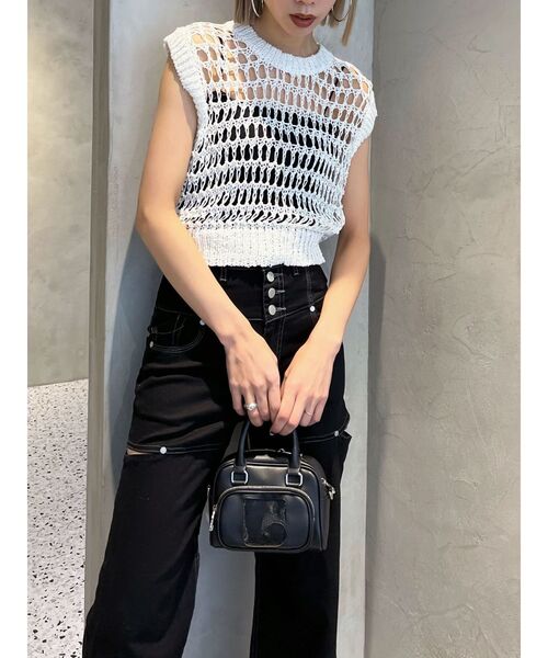 美品タグ付】fear of god 5th メッシュ タンクトップ ブラックS 美品