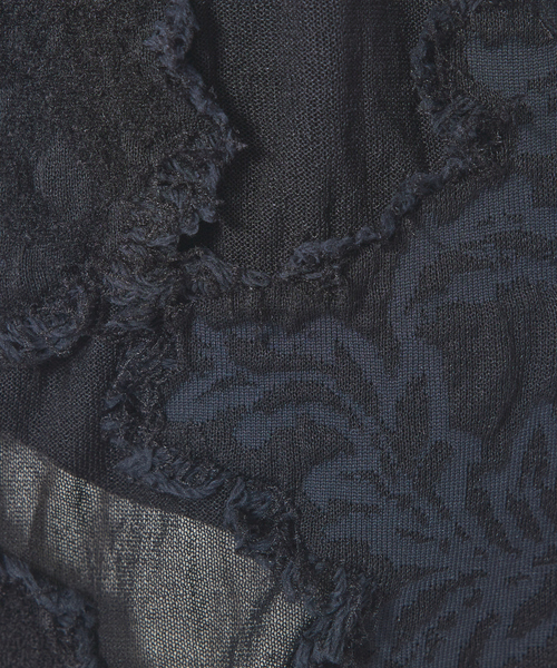 qualite（カリテ） ニット セーター boussole×qualite カットフリンジ