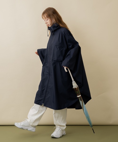 カッパ 雨具 フェス 梅雨 豪雨 リーボック ポンチョ レイン コート パッカブル ウエストポーチ REEBOK Classic 経典 トラベル キャンプ rp22_th_top.jpg