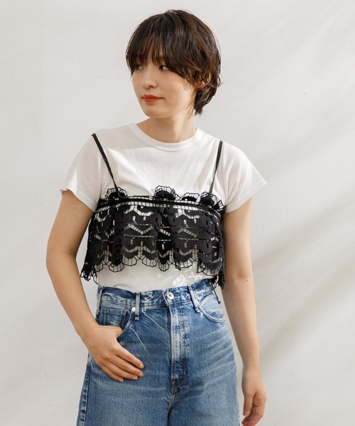 JADED LONDON ビスチェ付きキャミソール キャミソール バインダービスチェ JADED LONDON ビスチェ付き