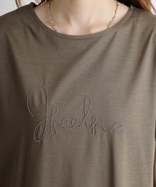 tシャツ Anna Nicola ボールチェーンロゴチュニック レディース Anna Nicola tシャツ ボールチェーンロゴチュニック レディース