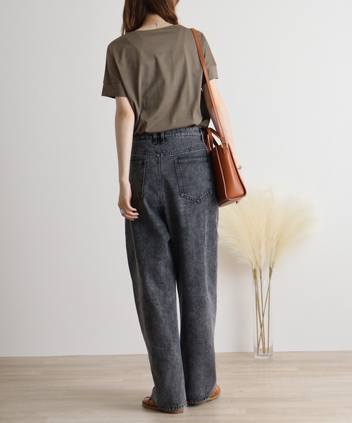 Anna Nicola tシャツ ボールチェーンロゴチュニック レディース