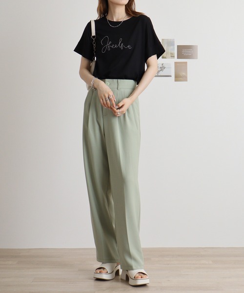 tシャツ Anna Nicola ボールチェーンロゴチュニック レディース Anna Nicola tシャツ ボールチェーンロゴチュニック レディース