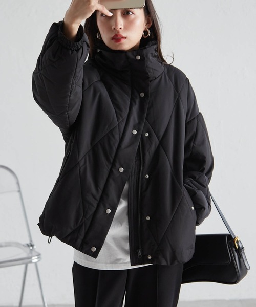 RANAN（ラナン） ダウンコート ダウンジャケット ダイヤキルトスタンド