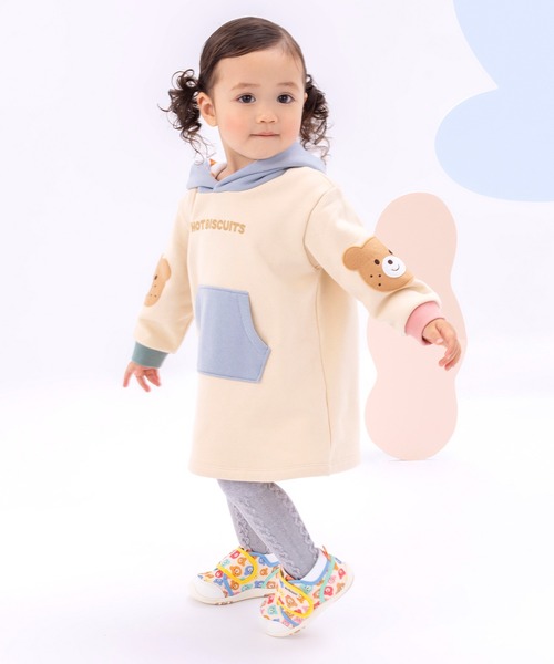 HOT BISCUITS ワンピース 「NEW Color Series」裏毛パイル素材