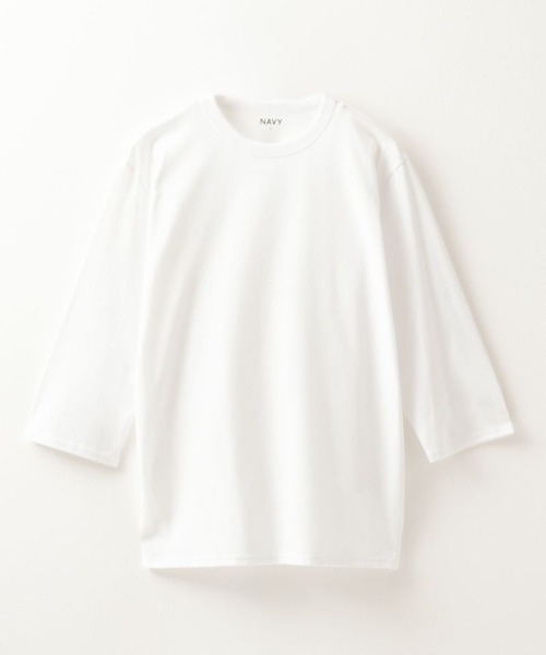 tシャツ 「ベーシック」クルーネック7分袖Tシャツ メンズ レディース | NAVY（ファッション）
