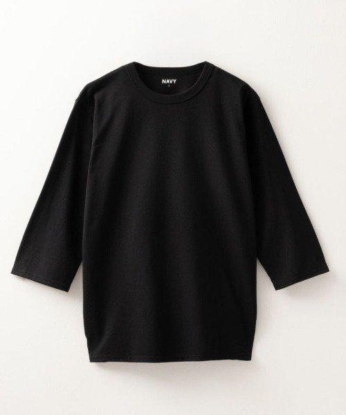 tシャツ 「ベーシック」クルーネック7分袖Tシャツ メンズ レディース | NAVY（ファッション） | 02