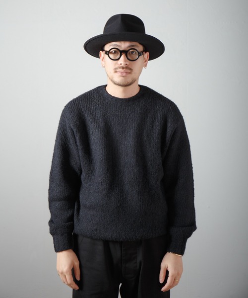 帽子 ハット Tear Drop Fur Wool Fedora Hat / ティアドロップウールファー帽体ハット メンズ レディース | RACAL | 19