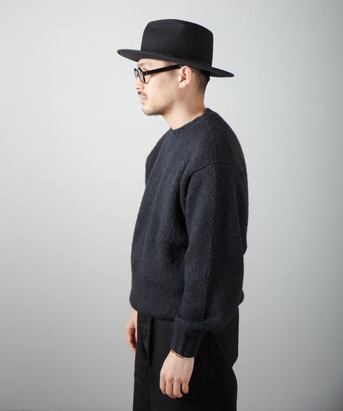 帽子 ハット Tear Drop Fur Wool Fedora Hat / ティアドロップウールファー帽体ハット メンズ レディース | RACAL | 20