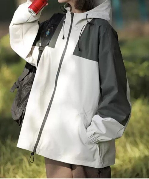 CYCLAS シクラス 撥水加工 ブルゾン ジャンバー バイカラー