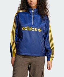 アディダス 大きいサイズ 花柄 フルーツ ウィンドブレーカー パーカー ジャージ adidas - アディダス トリコカラー ウィンドブレーカー ナイロン
