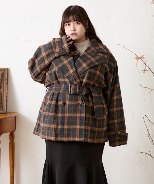 Louiosy（ルオシー） ジャケット テーラードジャケット 「大きいサイズ 