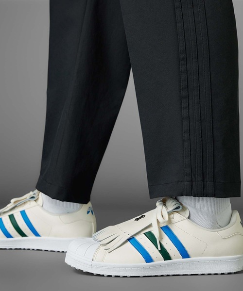 チノパン ROLLING LINKS ツイストウィーブ ワイド チノパンツ「adidas  