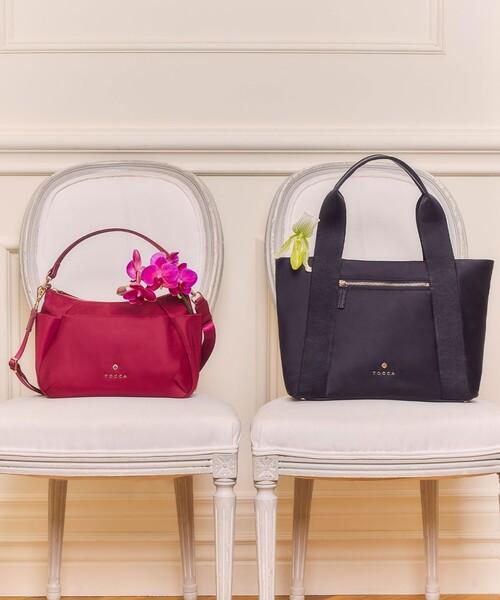 【A4サイズ対応】TOCCAトッカ PROCUL A4 BAG バッグ BICOLOR RIBBON A4NYLON トートバッグ / TOCCA | ファッション