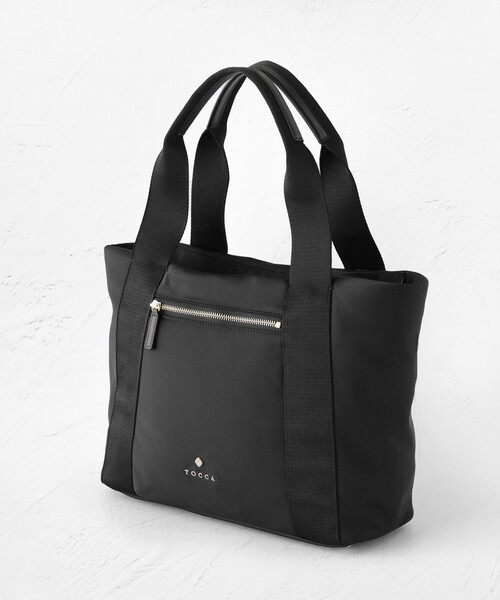美品 TOCCA トッカ 黒 トートバッグ 軽量 大容量 A4 パソコン バッグ TOCCA トートバッグ PROCUL A4 BAG バッグ レディース
