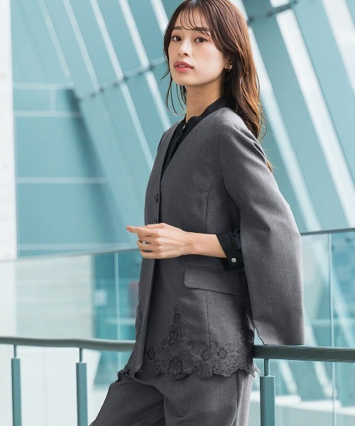 Callarus セットアップ 「入学式・卒業式・フォーマル」刺繍使いノー