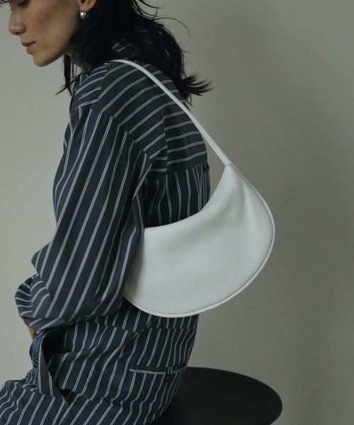 anuke　Leather Round Bag anuke トートバッグ Leather Round Bag レディース : ZOZOTOWN