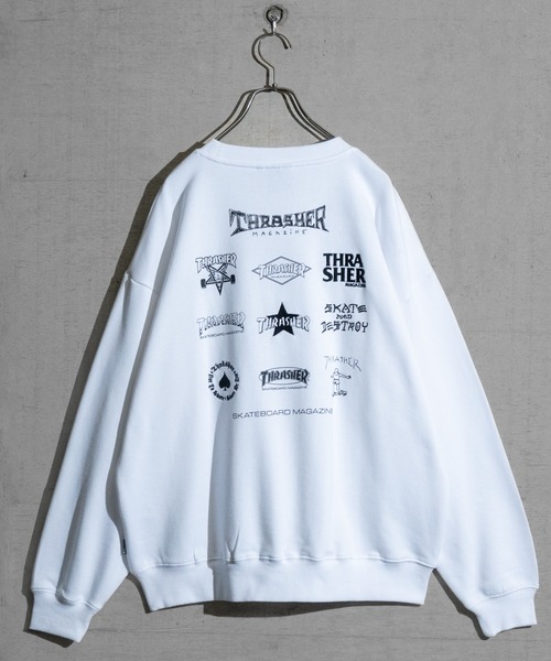 THRASHER（スラッシャー） トレーナー スウェット 「at」「THRASHER