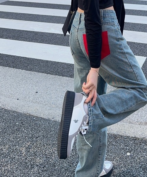 【WHBE】【U.S.POLO.ASSN】厚底スニーカー U.S.POLO ASSN. ユーエスポロアッスン ワンポイントロゴ厚底クラシック