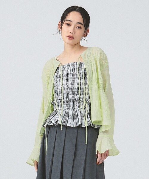 Ray BEAMS チェック シャーリング キャミソール Ray BEAMS キャミソール チェック シャーリング : ZOZOTOWN
