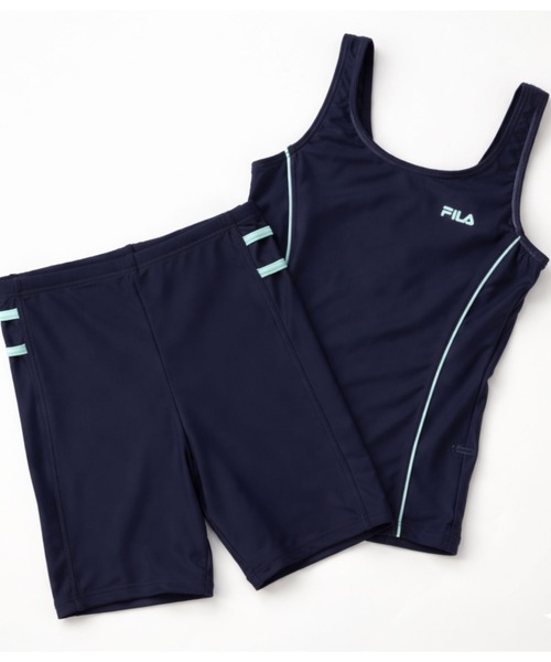 FILA（フィラ） 水着 スクール水着 (タンキニ) キッズ 子供 女の子