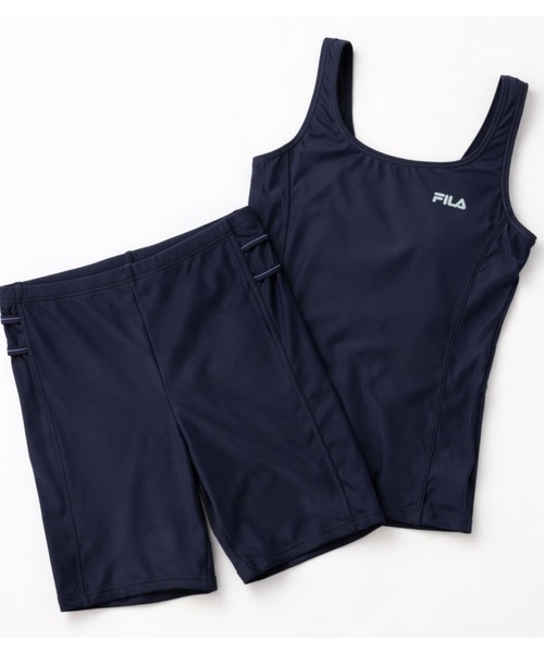 FILA（フィラ） 水着 スクール水着 (タンキニ) キッズ 子供 女の子