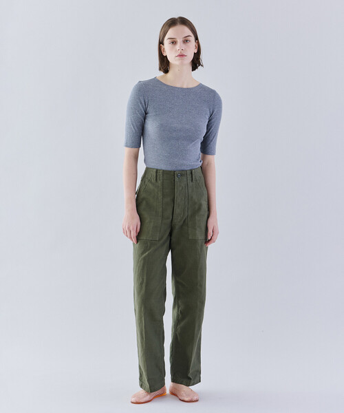 tシャツ ORCIVAL | リブ ボートネック5分袖カットソー WOMEN レディース セール】ORCIVAL | リブ ボートネック5分袖カットソー WOMEN（T