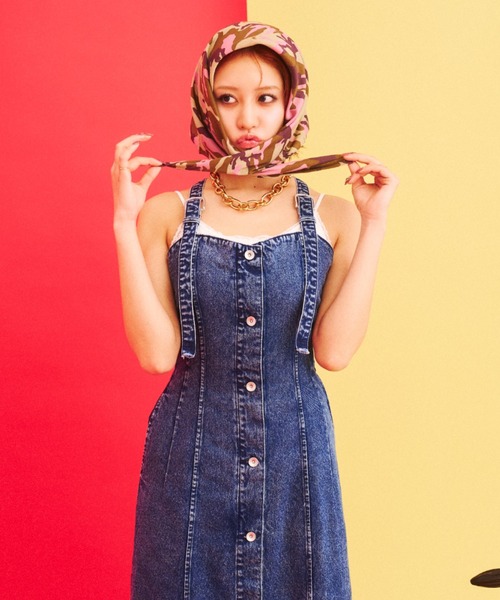 What Is Heart（わいは） ワンピース 夏 denim long one-piece