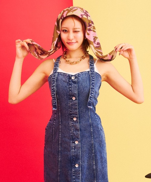 What Is Heart（わいは） ワンピース denim long one-piece - デニム