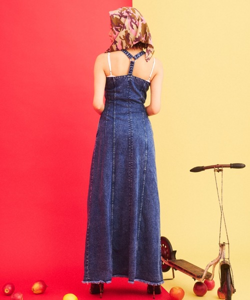 What Is Heart（わいは） ワンピース denim long one-piece - デニム