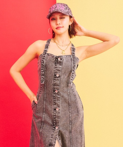 What Is Heart（わいは） ワンピース denim long one-piece - デニム