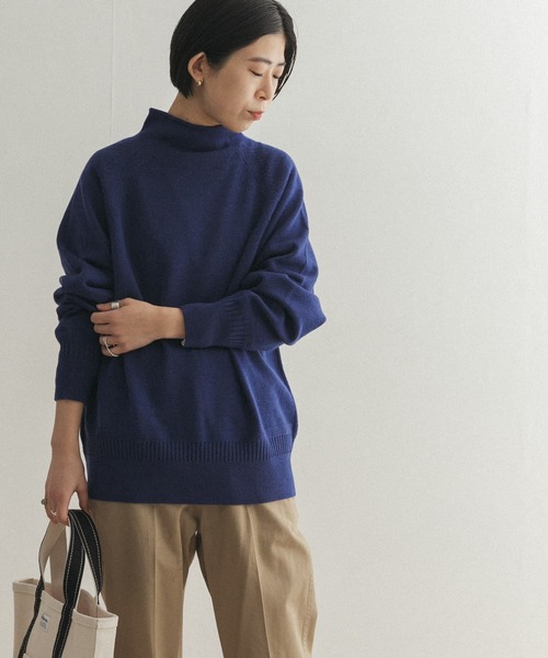 「FORK&SPOON」 長袖ニット ONE ベージュ レディース_画像3