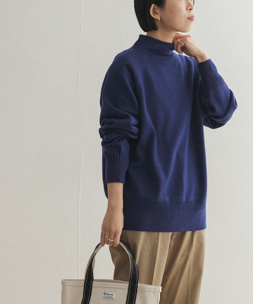 「FORK&SPOON」 長袖ニット ONE ベージュ レディース_画像4