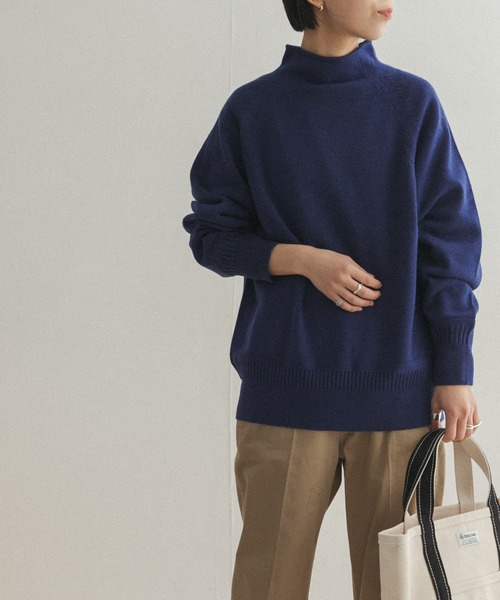 「FORK&SPOON」 長袖ニット ONE ベージュ レディース_画像5