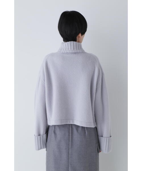 「human woman」 タートルネックニット MEDIUM ブルー レディース_画像6