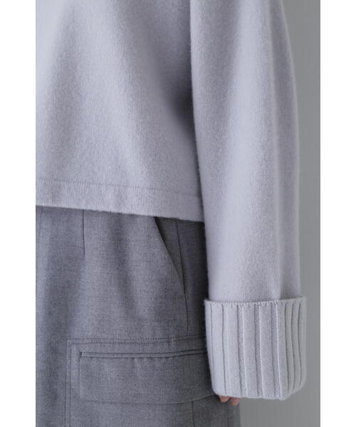 「human woman」 タートルネックニット MEDIUM ブルー レディース_画像9