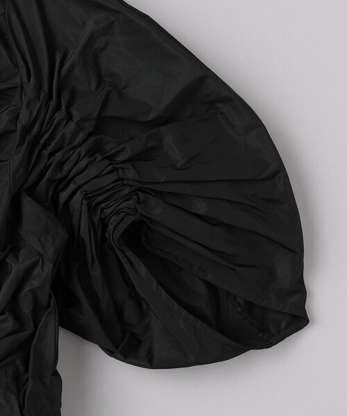 UNITED ARROWS カーディガン シャーリングフリル タフタ ボレロ