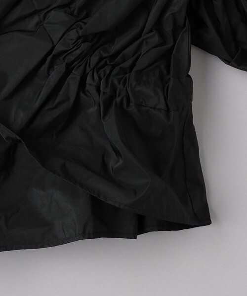 カーディガン シャーリングフリル タフタ ボレロ レディース UNITED ARROWS カーディガン シャーリングフリル タフタ ボレロ