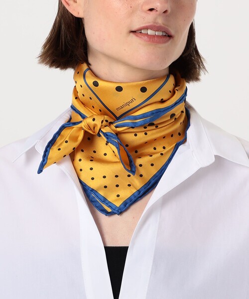 manipuri（マニプリ） マフラー ストール ジオメドットスカーフ