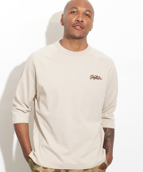 ROTAR tシャツ Chain Rope logo Raglan Tee メンズ レディース