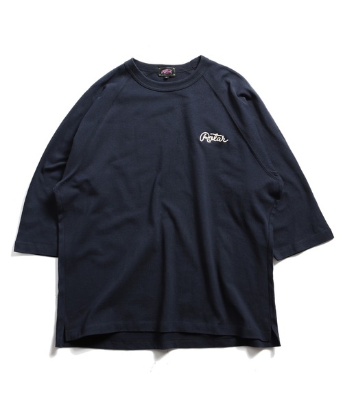 【関税込】ロゴ入り半袖Tシャツ - ローデン 男女兼用 ROTAR tシャツ Chain Rope logo Raglan Tee メンズ レディース