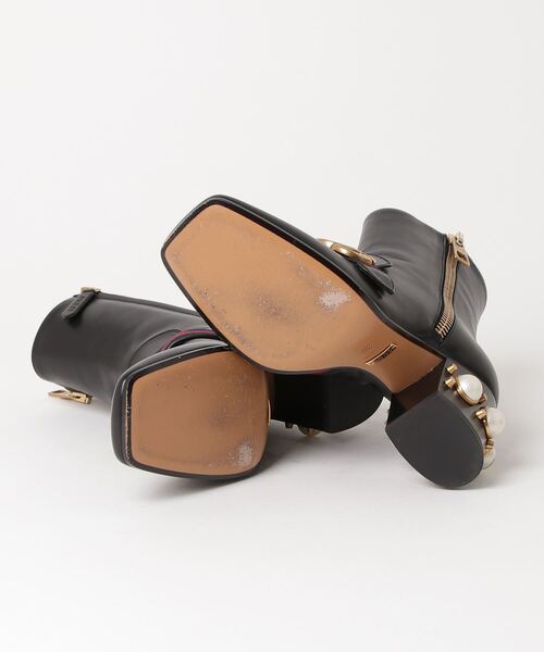 GUCCI（グッチ） ショートブーツ 36 ブラック レディース : ZOZOTOWN