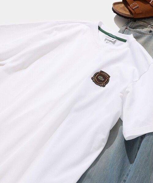 LACOSTE tシャツ 「別注」LACOSTE / バッジ カノコ Tシャツ