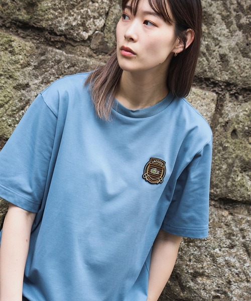 LACOSTE カノコTシャツ LACOSTE tシャツ 「別注」LACOSTE / バッジ カノコ Tシャツ