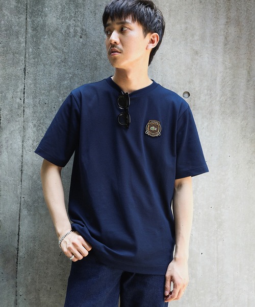 LACOSTE カノコTシャツ LACOSTE tシャツ 「別注」LACOSTE / バッジ カノコ Tシャツ